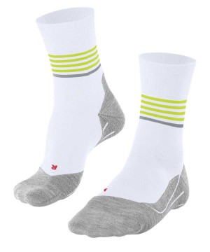 Falke RU4 Endurance Reflect Running Socks Sokken Heren Wit | KQW-289567