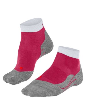 Falke RU4 Endurance Short Running Short sock Sports Socks Dames Rood | TSF-806345