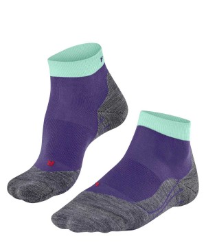 Falke RU4 Endurance Short Running Short sock Sports Socks Dames Paars | YIM-865179