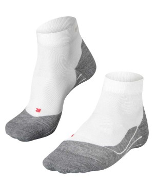 Falke RU4 Endurance Short Running Short sock Sports Socks Dames Wit | TSD-627319