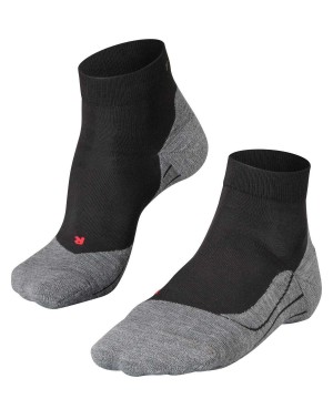 Falke RU4 Endurance Short Running Short sock Sports Socks Dames Zwart | MOL-176902