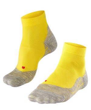 Falke RU4 Endurance Short Running Short sock Sokken Heren Geel | CEU-152736