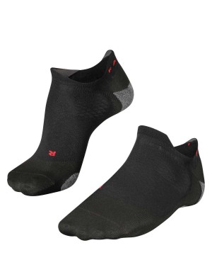 Falke RU5 Race Invisible Running Invisibles Sports Socks Dames Zwart | NRZ-364581