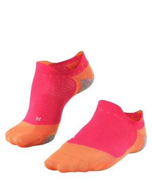 Falke RU5 Race Invisible Running Invisibles Sports Socks Dames Rood | VBQ-194750