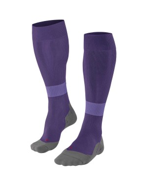 Falke RU Compression Energy Running Knee-high Socks Sports Socks Dames Paars | JPE-715260