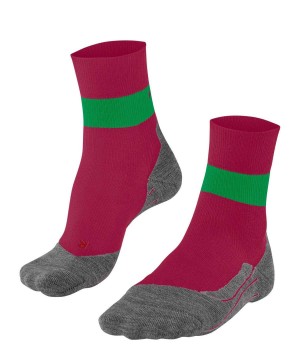 Falke RU Compression Stabilizing Running Socks Sports Socks Dames Rood | JNM-354987