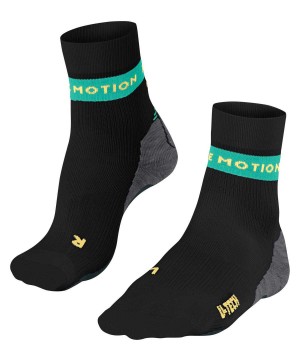 Falke RU True Motion Aion Running Socks Sports Socks Dames Zwart | GUP-729480