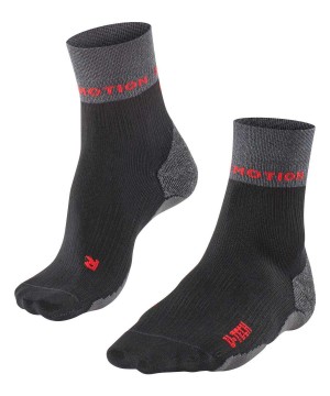 Falke RU True Motion Nevos Running Socks Sokken Heren Zwart | DBV-185243