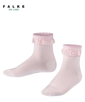 Falke Romantic Lace Socks Sokken Kinderen Roze | SAM-456209