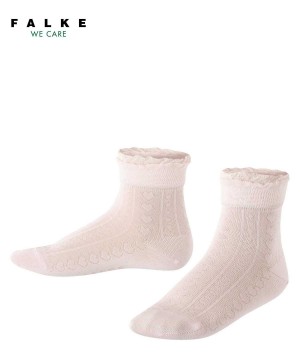 Falke Romantic Net Socks Sokken Kinderen Roze | TUB-827649