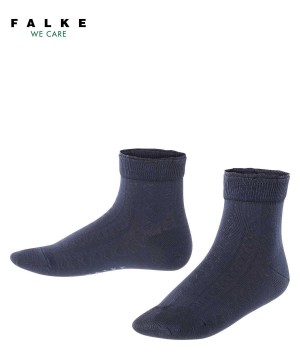 Falke Romantic Net Socks Sokken Kinderen Blauw | AKD-625974