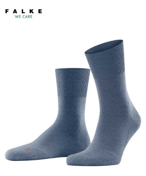 Falke Run Socks Sokken Heren Blauw | DZN-304581