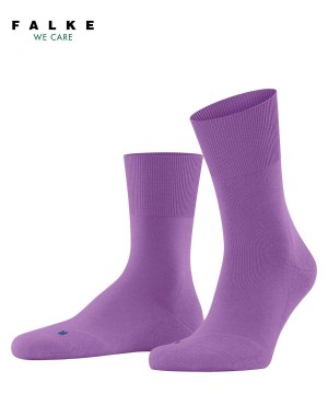 Falke Run Socks Sokken Heren Paars | TQF-253610