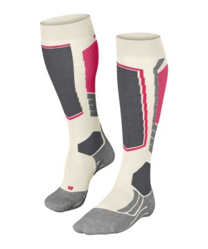 Falke SK2 Intermediate Skiing Knee-high Socks Sports Socks Dames Wit | VND-364570