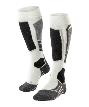 Falke SK2 Intermediate Skiing Knee-high Socks Sports Socks Dames Wit | XMF-152768