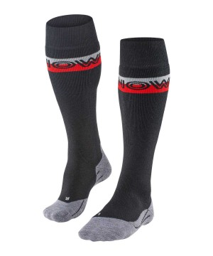 Falke SK2 Intermediate Skiing Knee-high Socks Sokken Heren Zwart | FHJ-246987