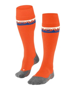 Falke SK2 Intermediate Skiing Knee-high Socks Sokken Heren Oranje | YNK-823754