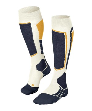 Falke SK2 Intermediate Skiing Knee-high Socks Sokken Heren Wit | PNG-573984