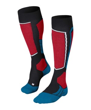 Falke SK2 Intermediate Skiing Knee-high Socks Sokken Heren Zwart | OZF-603478