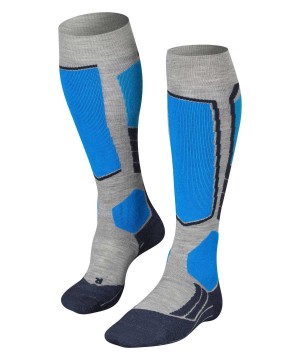 Falke SK2 Intermediate Skiing Knee-high Socks Sokken Heren Grijs | JED-941680