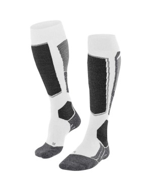 Falke SK2 Intermediate Vegan Skiing Knee-high Socks Sports Socks Dames Wit | HQK-542816