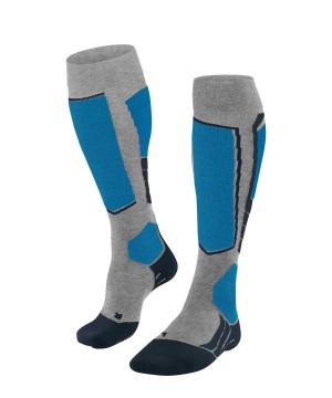 Falke SK2 Intermediate Vegan Skiing Knee-high Socks Sokken Heren Grijs | VNS-920184