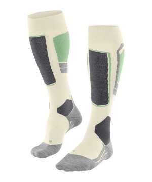 Falke SK4 Advanced Skiing Knee-high Socks Sports Socks Dames Wit | IVN-816439