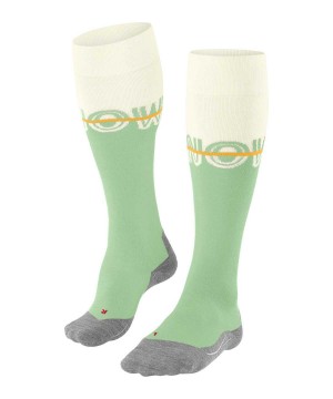 Falke SK4 Advanced Skiing Knee-high Socks Sports Socks Dames Groen | NRK-375461