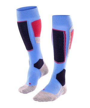 Falke SK4 Advanced Skiing Knee-high Socks Sports Socks Dames Blauw | HPD-378965