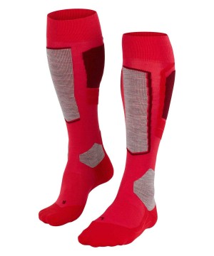 Falke SK4 Advanced Skiing Knee-high Socks Sports Socks Dames Rood | KQU-071639