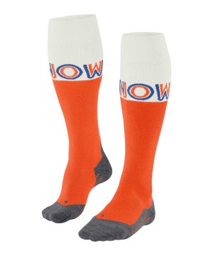 Falke SK4 Advanced Skiing Knee-high Socks Sokken Heren Oranje | HXG-872395