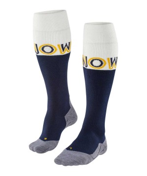 Falke SK4 Advanced Skiing Knee-high Socks Sokken Heren Blauw | JXF-925603