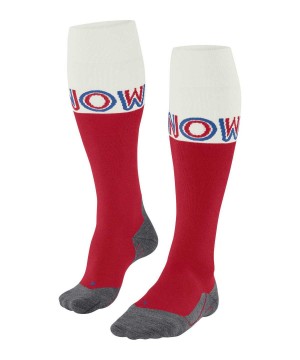 Falke SK4 Advanced Skiing Knee-high Socks Sokken Heren Rood | YQS-645178