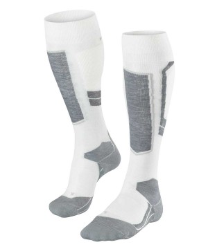 Falke SK4 Wool Skiing Knee-high Socks Sports Socks Dames Wit | LHQ-789054