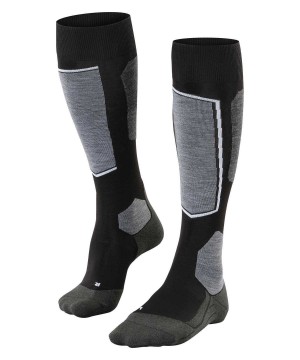 Falke SK6 Pro Skiing Knee-high Socks Sokken Heren Zwart | CJL-482561