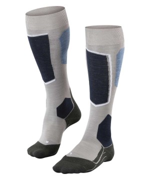 Falke SK6 Pro Skiing Knee-high Socks Sports Socks Dames Grijs | RGV-830946