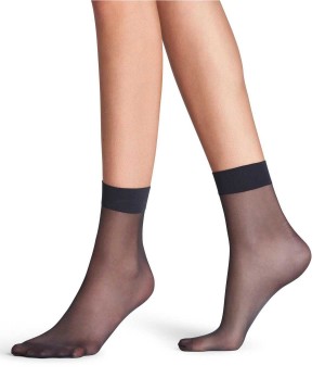 Falke Seidenglatt 15 DEN Ankle socks Sokken Dames Grijs | PNJ-690321