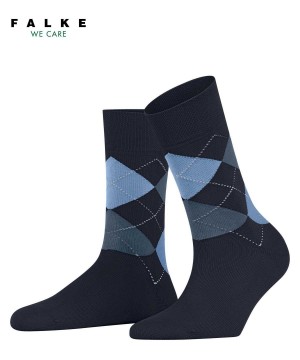 Falke Sensitive Argyle Socks Sokken Dames Blauw | VOE-943206