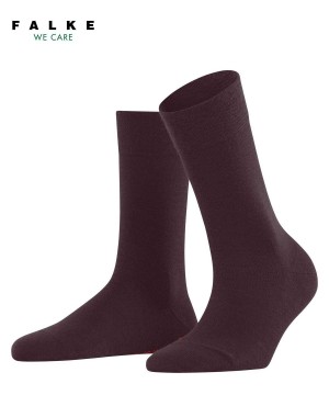 Falke Sensitive Berlin Socks Sokken Dames Rood | XZS-317902