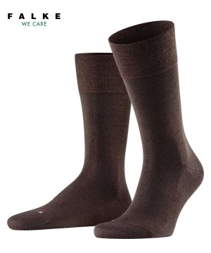 Falke Sensitive Berlin Socks Sokken Heren Bruin | BKF-243597