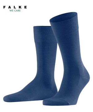 Falke Sensitive Berlin Socks Sokken Heren Blauw | XPD-285943