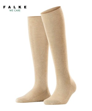 Falke Sensitive London Knee-high Socks Sokken Dames Beige | TPU-269715