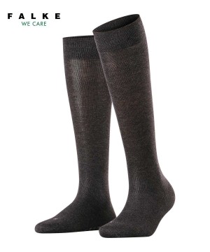 Falke Sensitive London Knee-high Socks Sokken Dames Grijs | NDX-185692