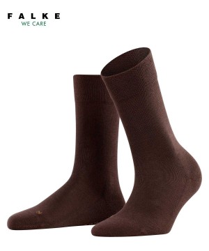 Falke Sensitive London Socks Sokken Dames Bruin | WIL-172049