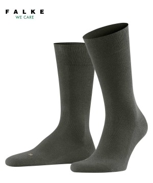 Falke Sensitive London Socks Sokken Heren Groen | PNZ-671094