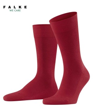 Falke Sensitive London Socks Sokken Heren Rood | JWR-439568