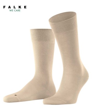 Falke Sensitive Malaga Socks Sokken Heren Beige | FGS-610957