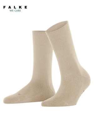 Falke Sensitive New York Socks Sokken Dames Beige | IMK-268905