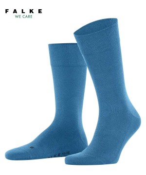 Falke Sensitive New York Socks Sokken Heren Blauw | YCF-854370