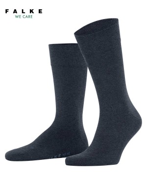 Falke Sensitive New York Socks Sokken Heren Blauw | BHF-295084